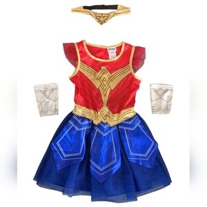Girls Wonder Woman WW84 Costume (Size S)